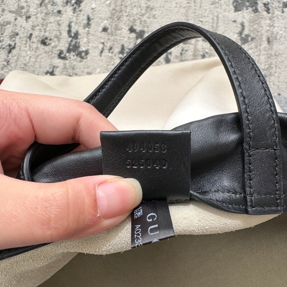 Gucci Leather Drawstring Backpack - Picture 5 of 13